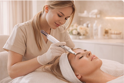 Tratamiento antiaging facial con dispositivo de precisión